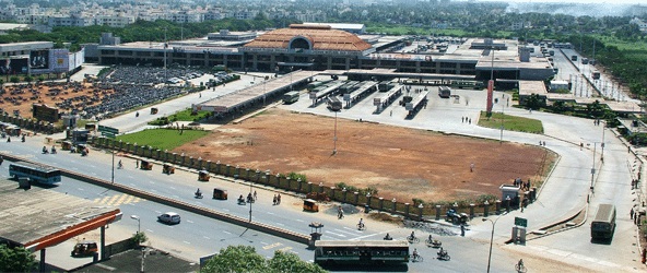 Chennai Mufussil Bus Terminal (CMBT) at Koyambedu