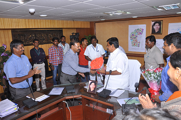C.M.D.A Review by Minister for Housing & Urban Development and Chairman of C.M.D.A