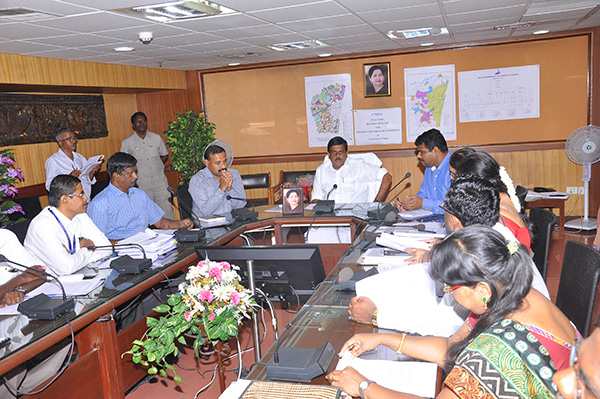 C.M.D.A Review by Minister for Housing & Urban Development and Chairman of C.M.D.A